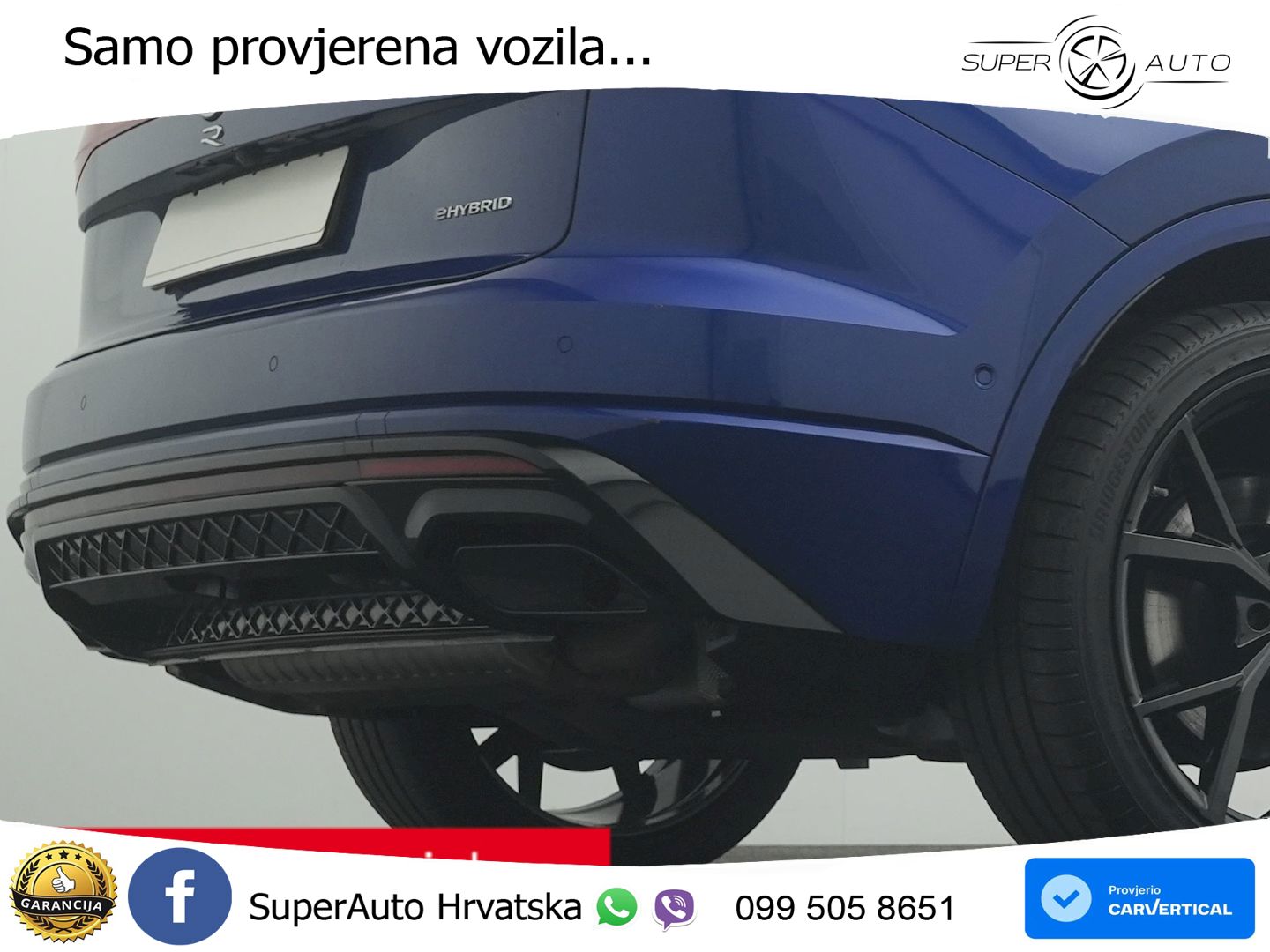 Volkswagen Touareg R 3.0 V6 TFSI (462 KS) 4MOTION Tiptronic ZRAČNI+ACC+4xGR SJED+360