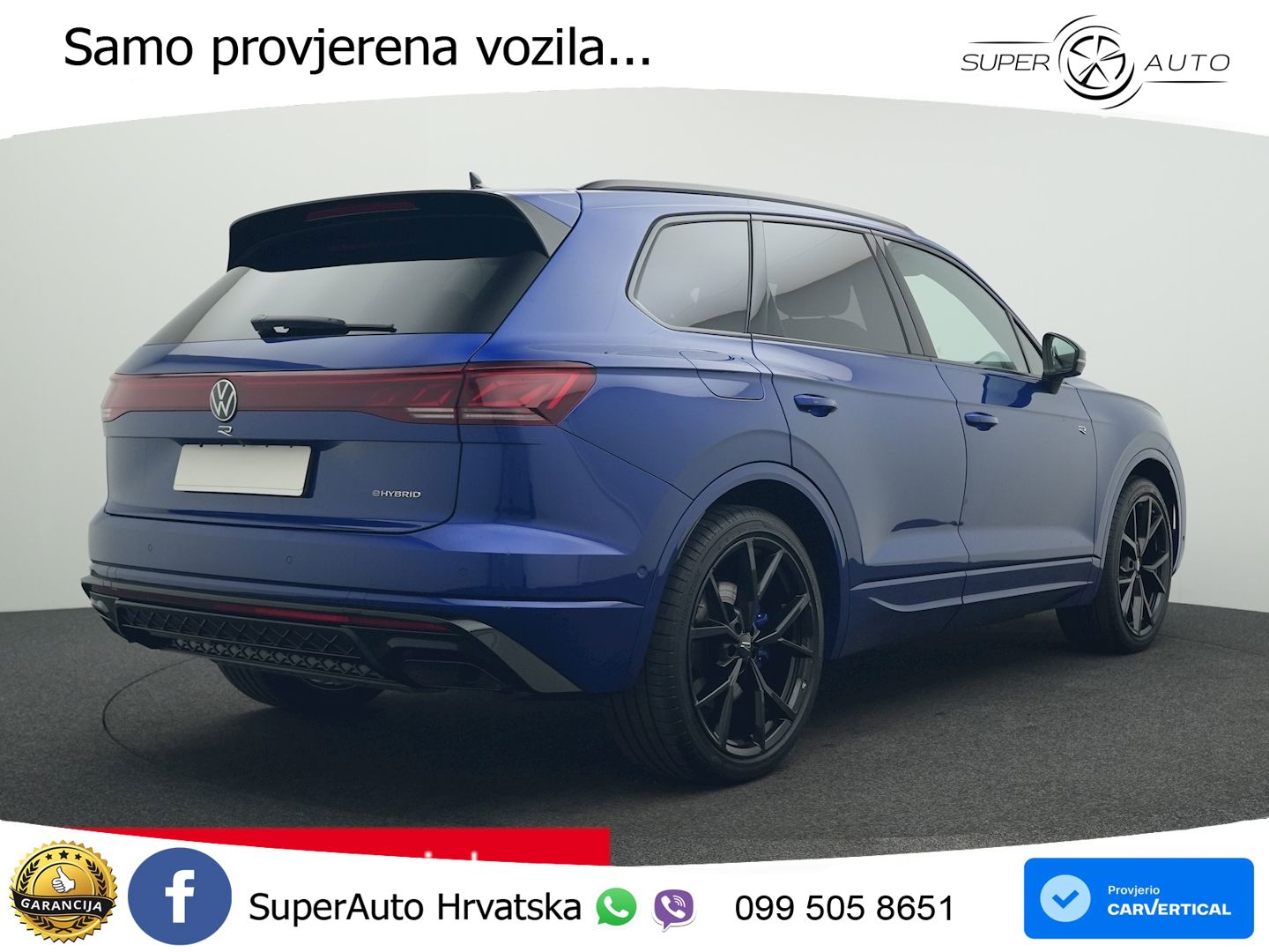 Volkswagen Touareg R 3.0 V6 TFSI (462 KS) 4MOTION Tiptronic ZRAČNI+ACC+4xGR SJED+360