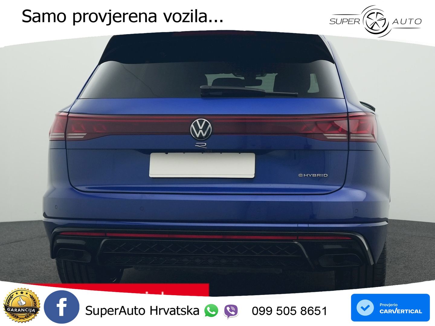 Volkswagen Touareg R 3.0 V6 TFSI (462 KS) 4MOTION Tiptronic ZRAČNI+ACC+4xGR SJED+360