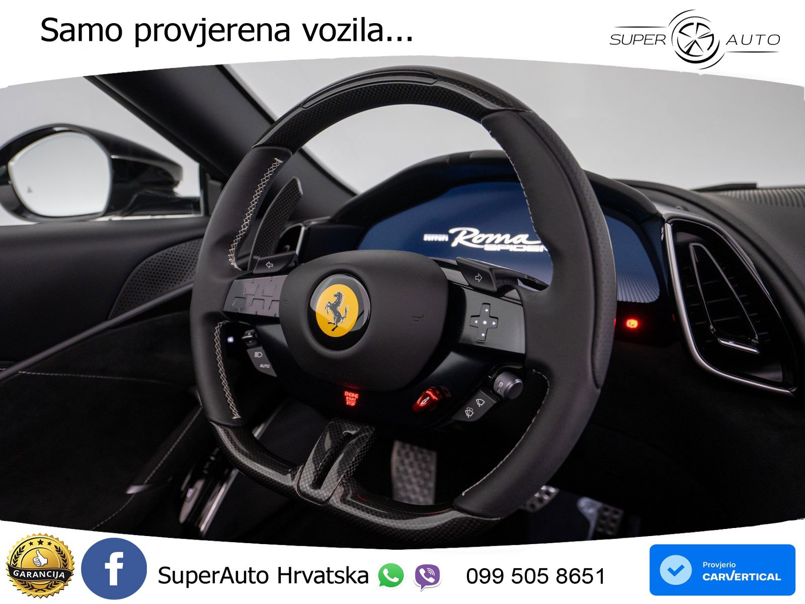 Ferrari Roma 3.9 V8 (620 KS) DCT LED+GR SJED+ACC