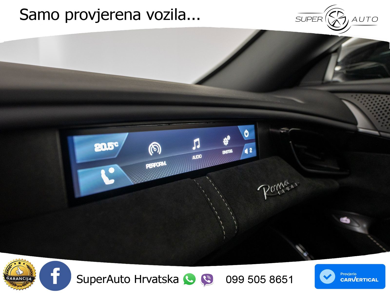 Ferrari Roma 3.9 V8 (620 KS) DCT LED+GR SJED+ACC