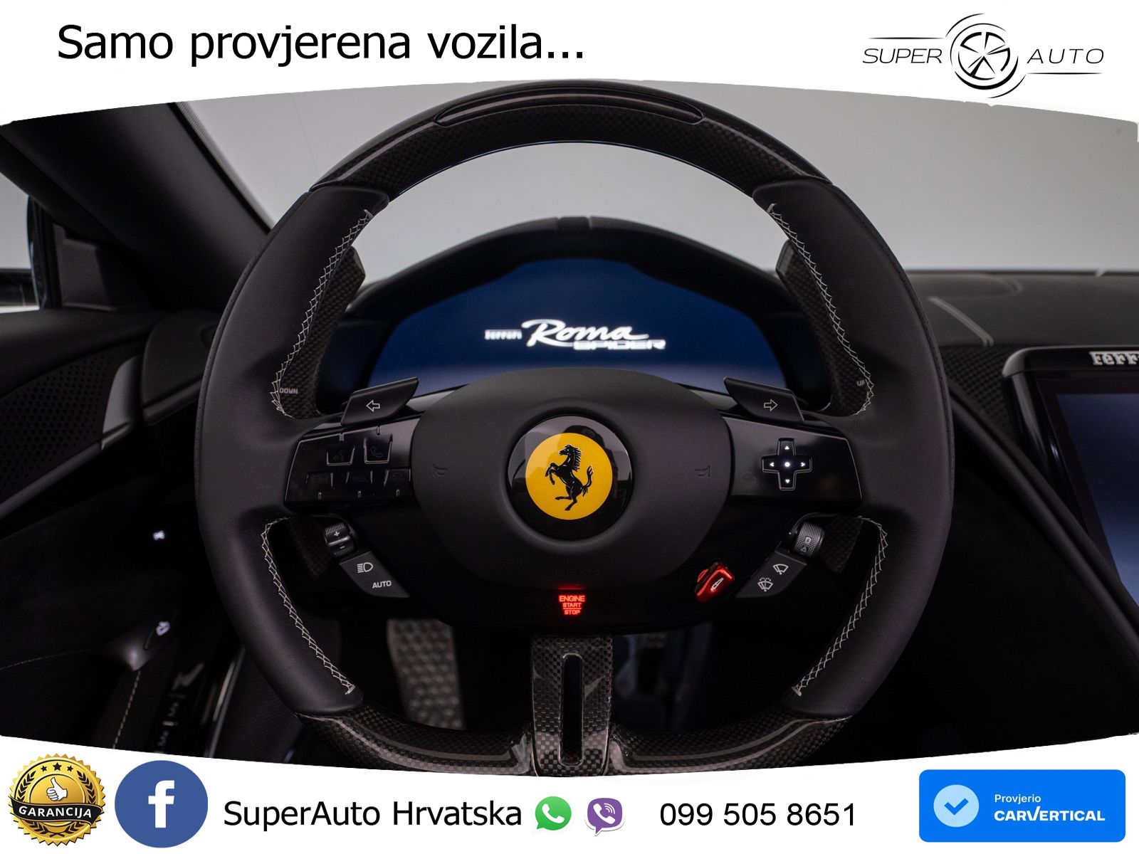 Ferrari Roma 3.9 V8 (620 KS) DCT LED+GR SJED+ACC