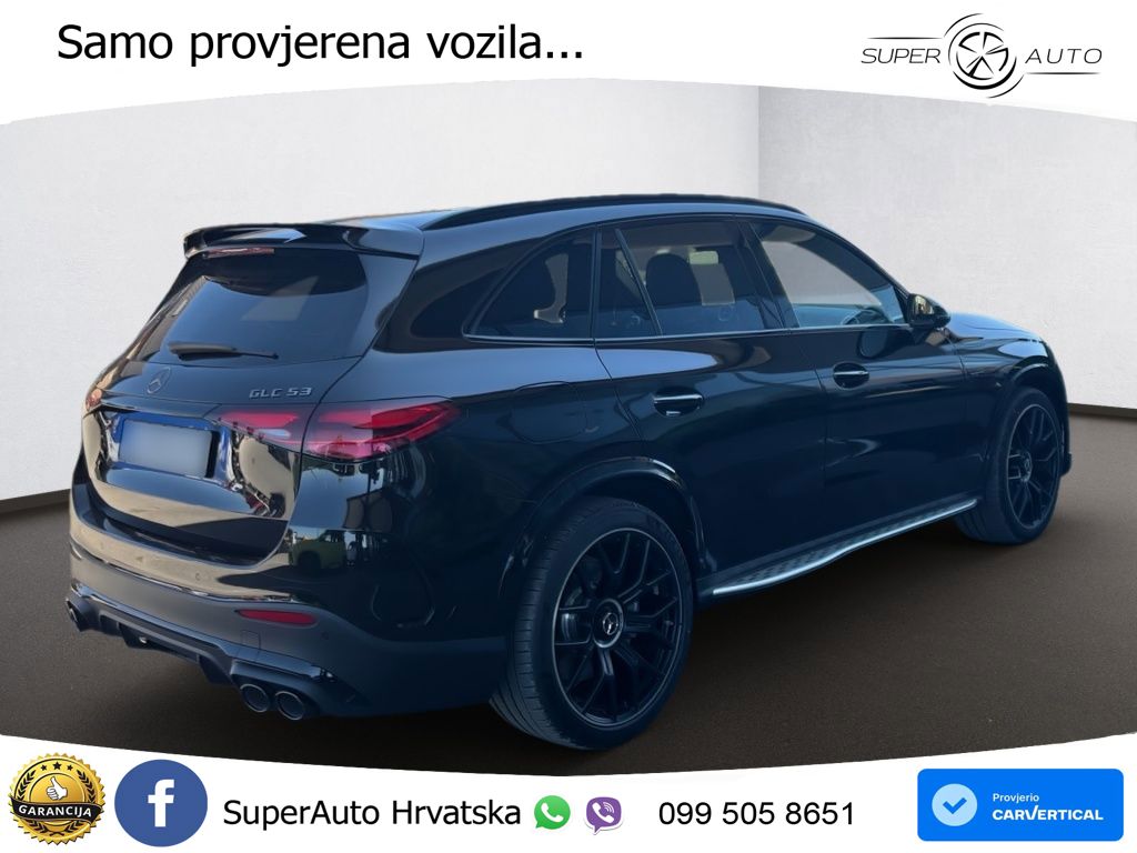 Mercedes AMG GLC 53 (449 KS) 4MATIC+ AMG SPEEDSHIFT TCT 9G ACC+HEAD+GR SJED+360+PANO