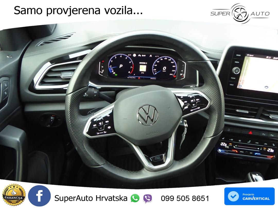 Volkswagen T-Roc 1.5 TSI (150 KS) DSG R-Line LED+GR SJED+ACC