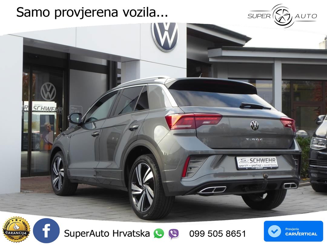 Volkswagen T-Roc 1.5 TSI (150 KS) DSG R-Line LED+GR SJED+ACC