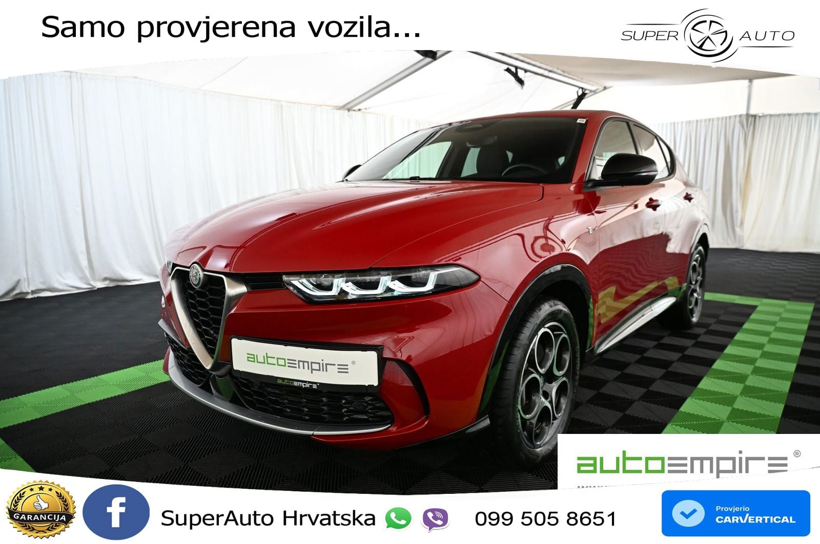 Alfa Romeo Tonale 1.3 T MultiAir (280 KS) Plug-in Hybrid eQ4 Automatic LED+ACC