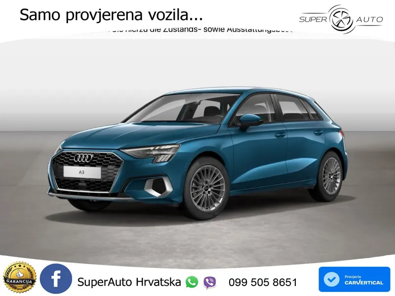Audi A3 35 TFSI (150 KS) S tronic advanced LED+GR SJED+ACC