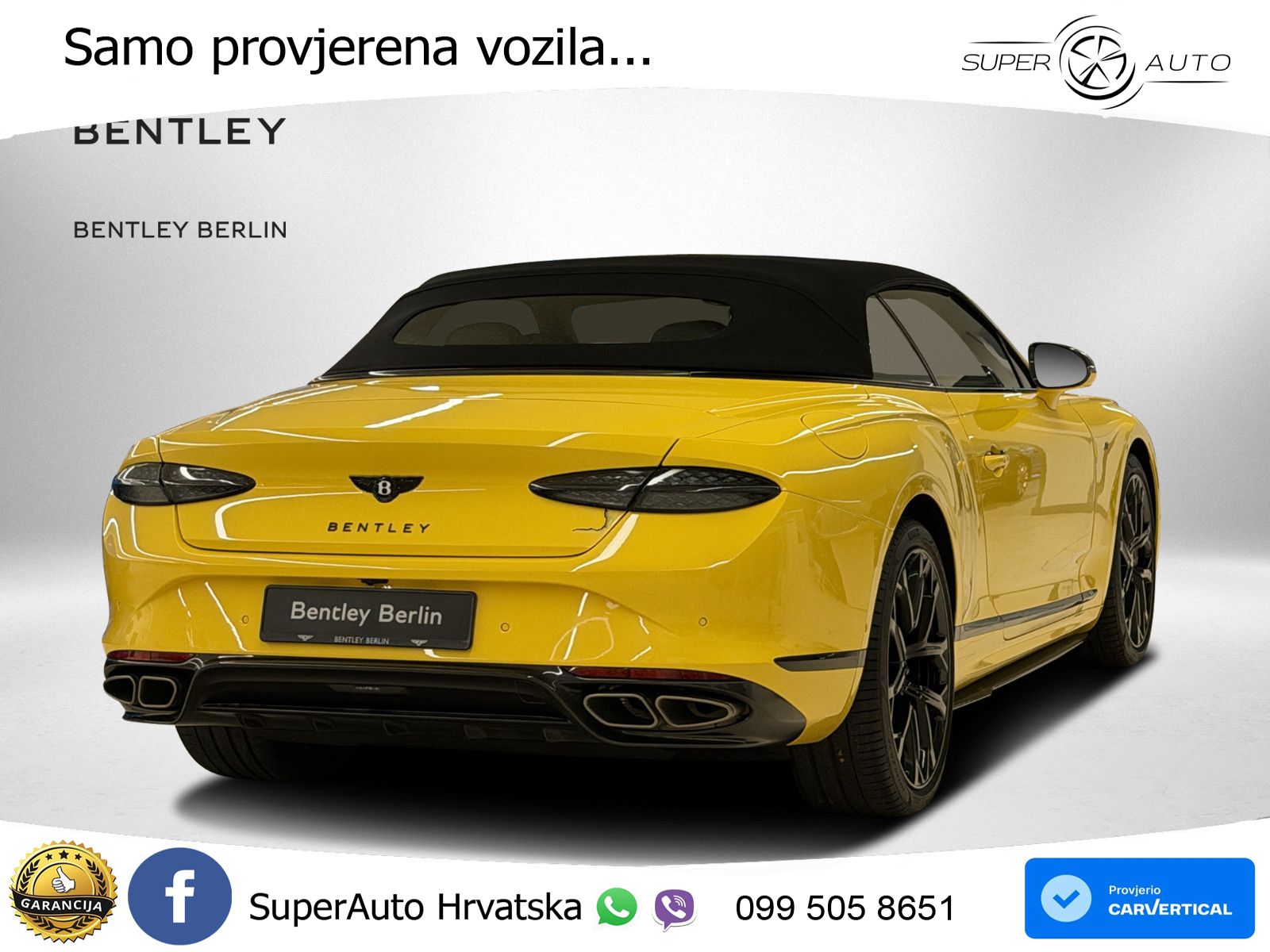 Bentley Continental GTC IV 4.0 V8 TFSi (680 KS) AWD DCT LED+GR SJED+ACC