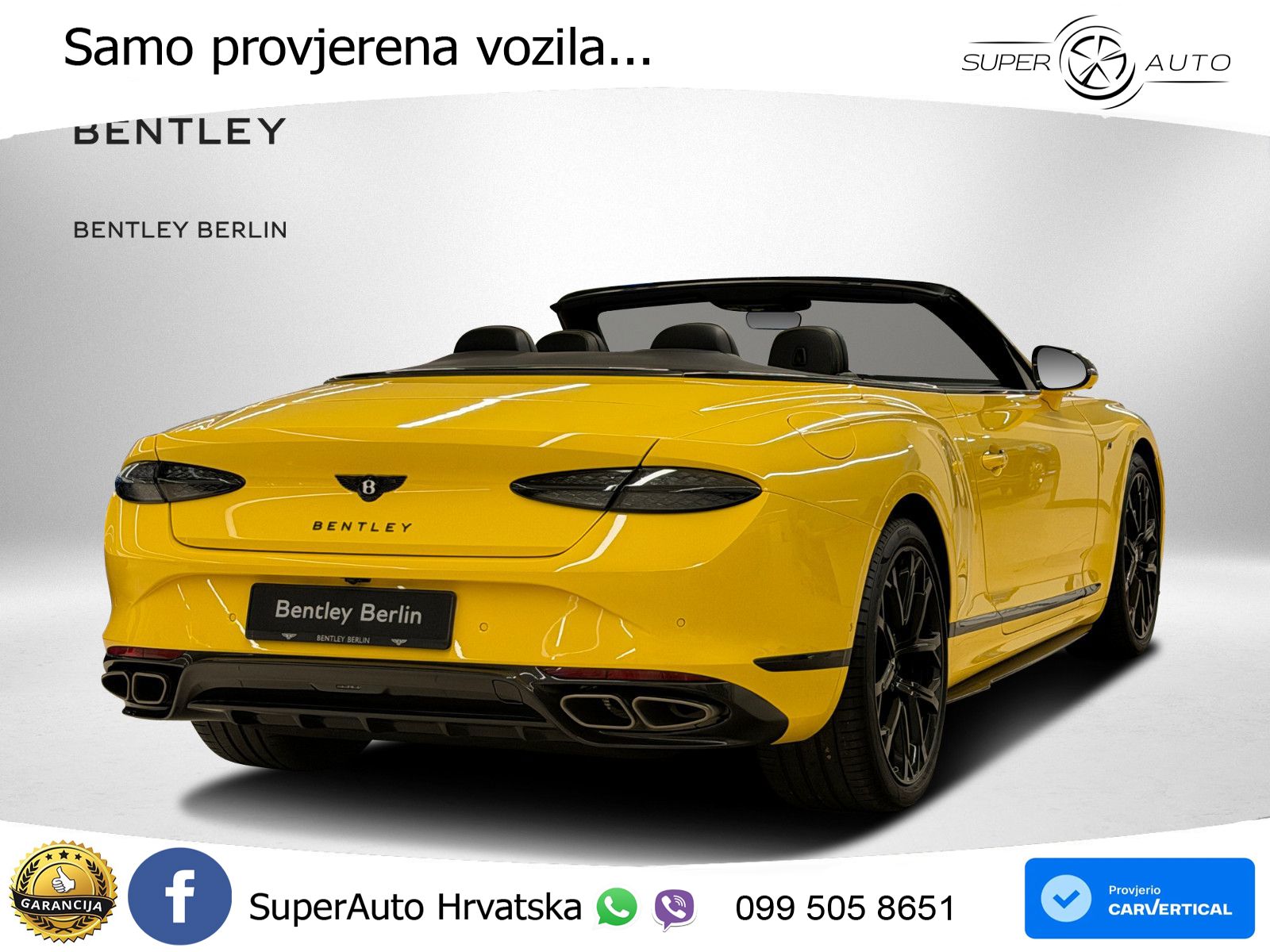 Bentley Continental GTC IV 4.0 V8 TFSi (680 KS) AWD DCT LED+GR SJED+ACC