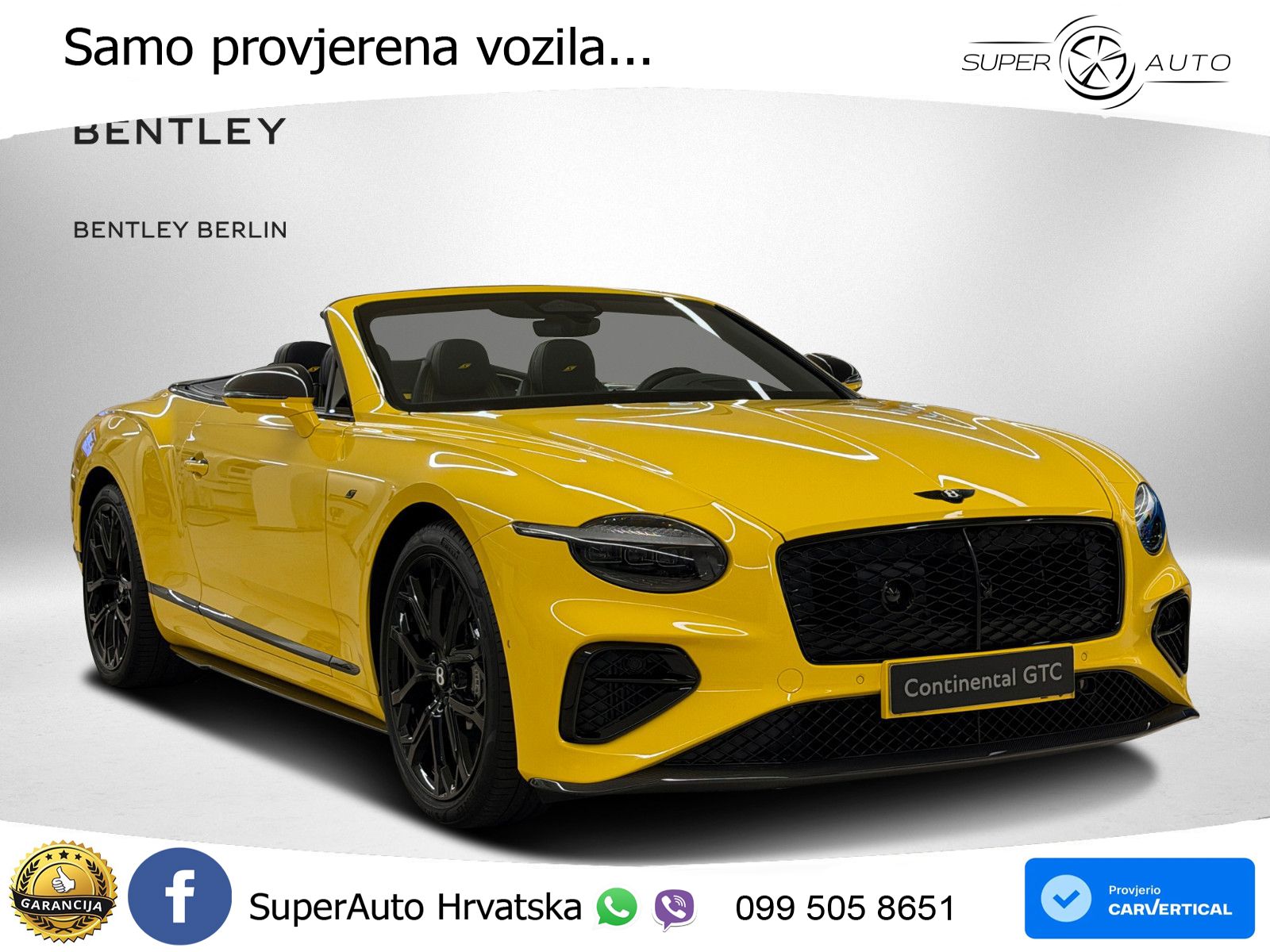 Bentley Continental GTC IV 4.0 V8 TFSi (680 KS) AWD DCT LED+GR SJED+ACC