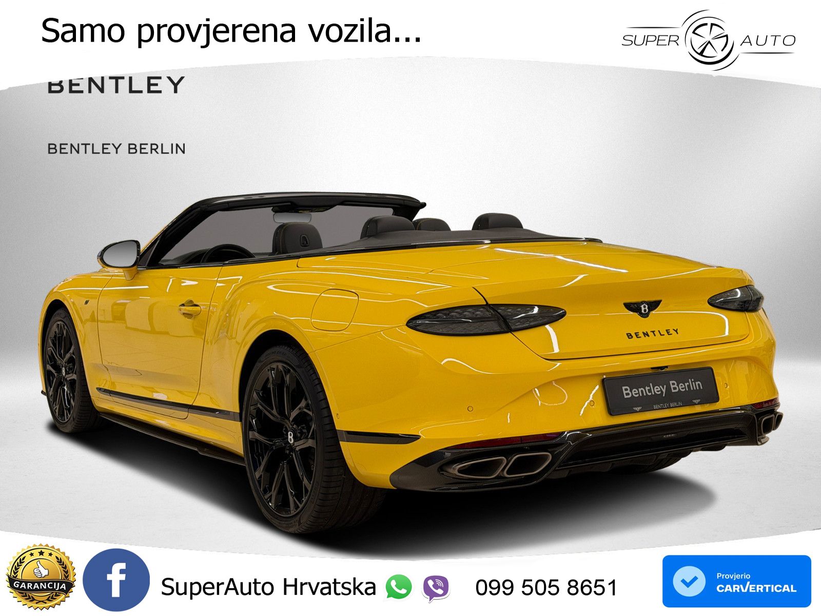 Bentley Continental GTC IV 4.0 V8 TFSi (680 KS) AWD DCT LED+GR SJED+ACC