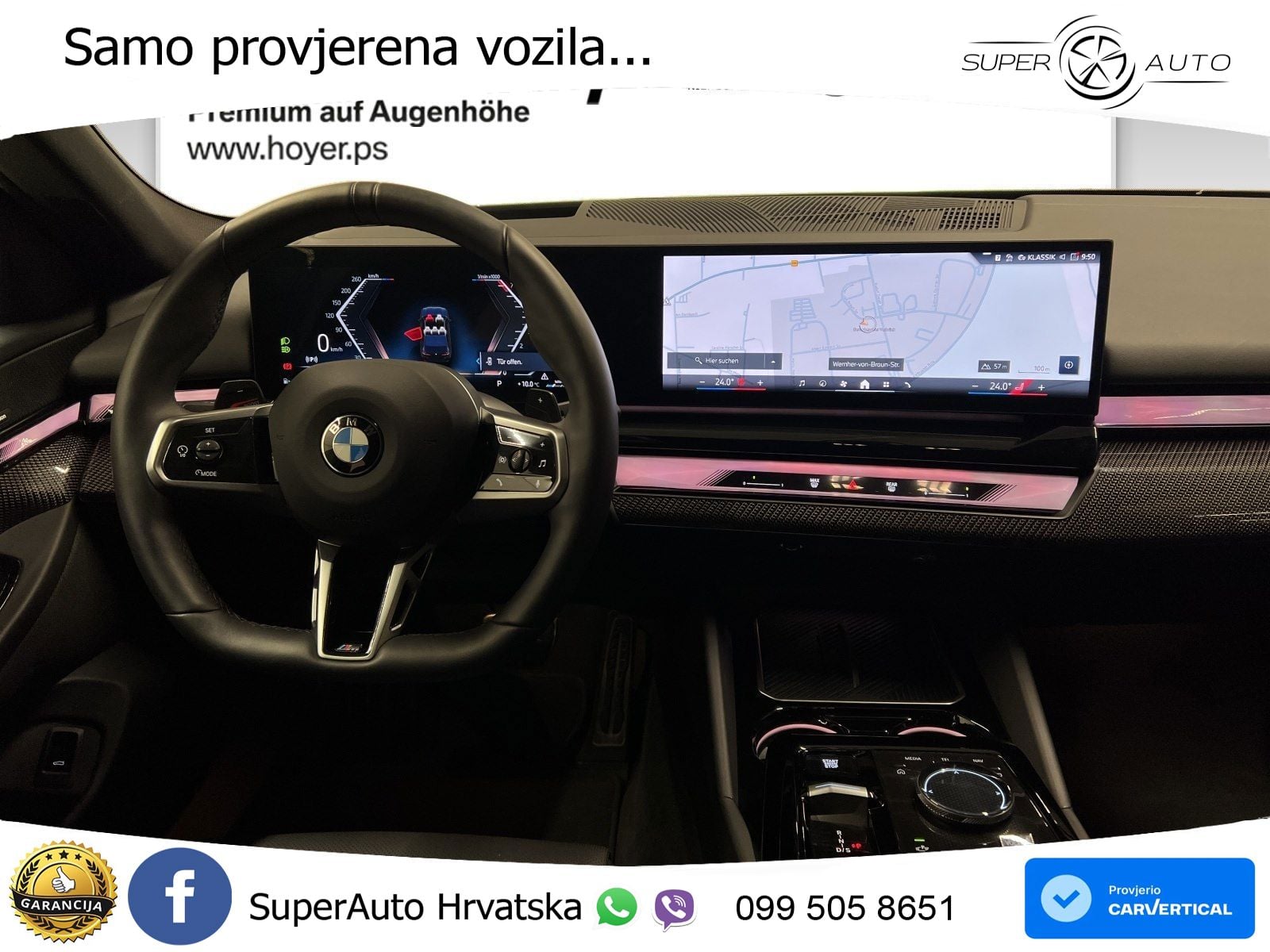 BMW 520i (208 KS) Steptronic M Sport LED+GR SJED+ACC