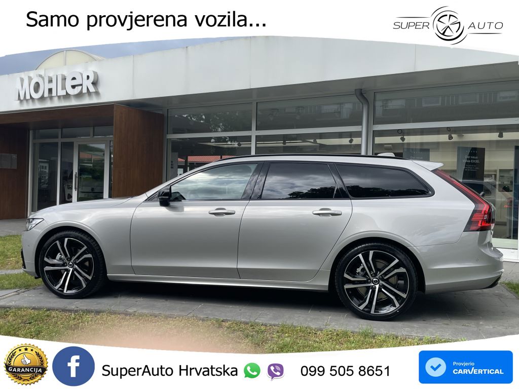 Volvo V90 2.0 B4 Diesel AWD Geartronic ACC+HEAD+4xGR SJED+360+PANO