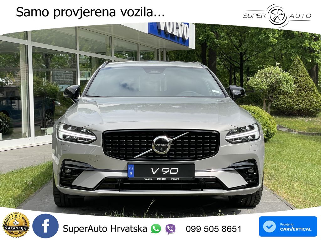 Volvo V90 2.0 B4 Diesel AWD Geartronic ACC+HEAD+4xGR SJED+360+PANO
