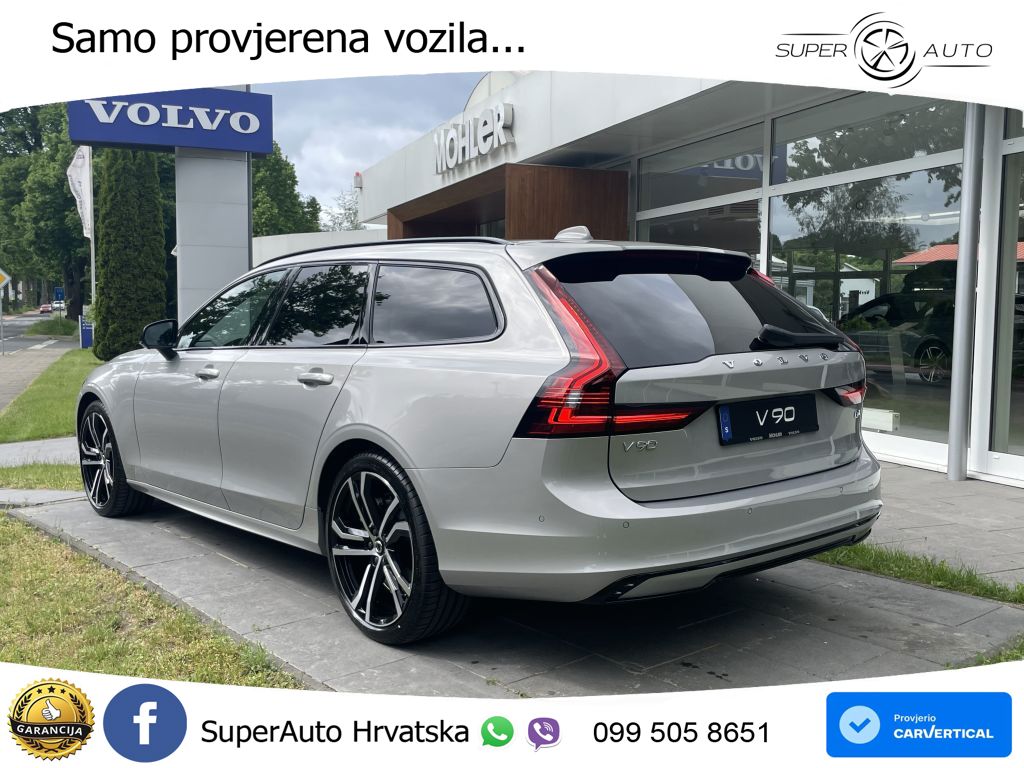 Volvo V90 2.0 B4 Diesel AWD Geartronic ACC+HEAD+4xGR SJED+360+PANO