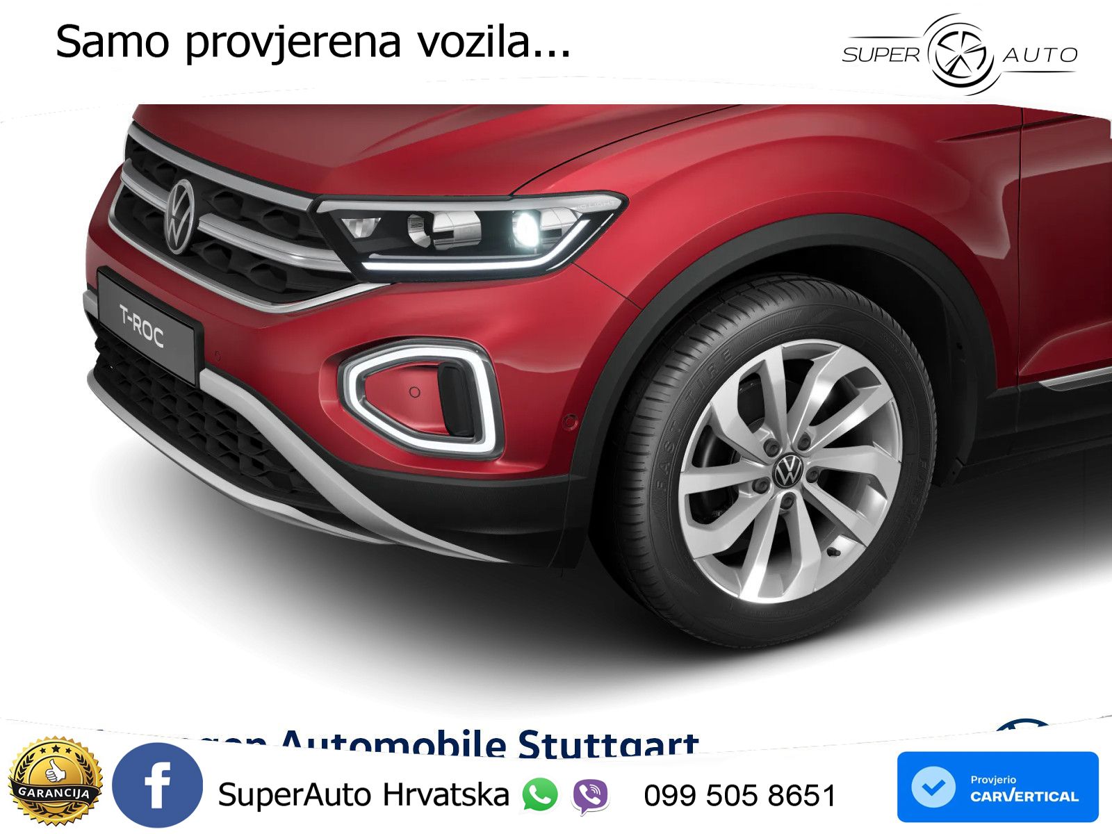 Volkswagen T-Roc 1.5 TSI (150 KS) DSG LED+GR SJED+ACC