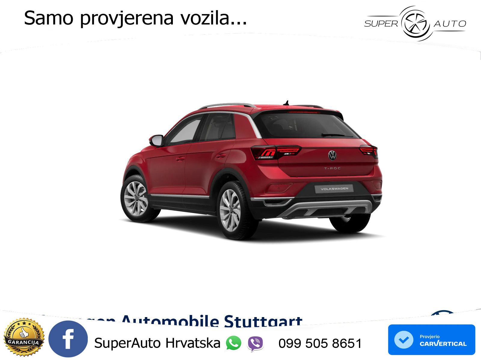 Volkswagen T-Roc 1.5 TSI (150 KS) DSG LED+GR SJED+ACC