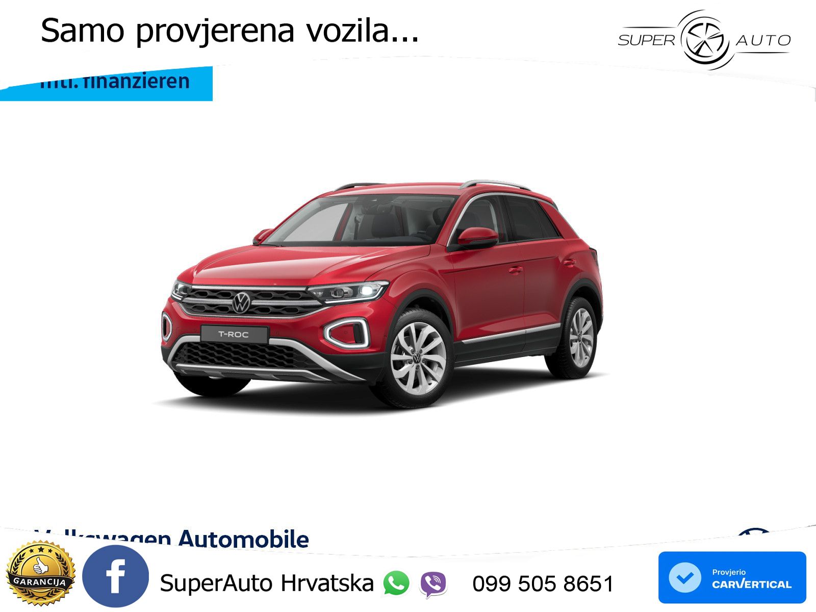 Volkswagen T-Roc 1.5 TSI (150 KS) DSG LED+GR SJED+ACC