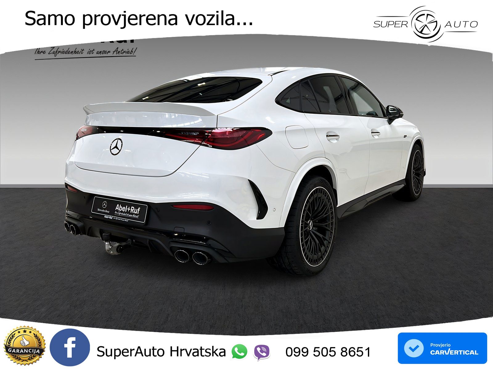Mercedes GLC Coupe AMG 53 (449 KS) 4MATIC+ AMG SPEEDSHIFT TCT 9G ACC+GR SJED+360+PANO