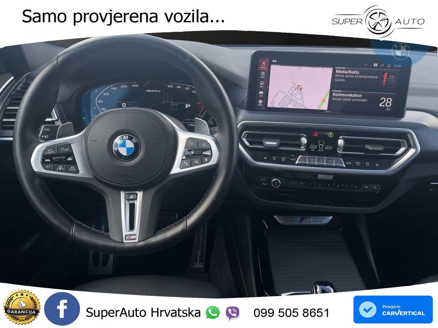 BMW X3 M40d xDrive Steptronic LED+GR SJED+ACC