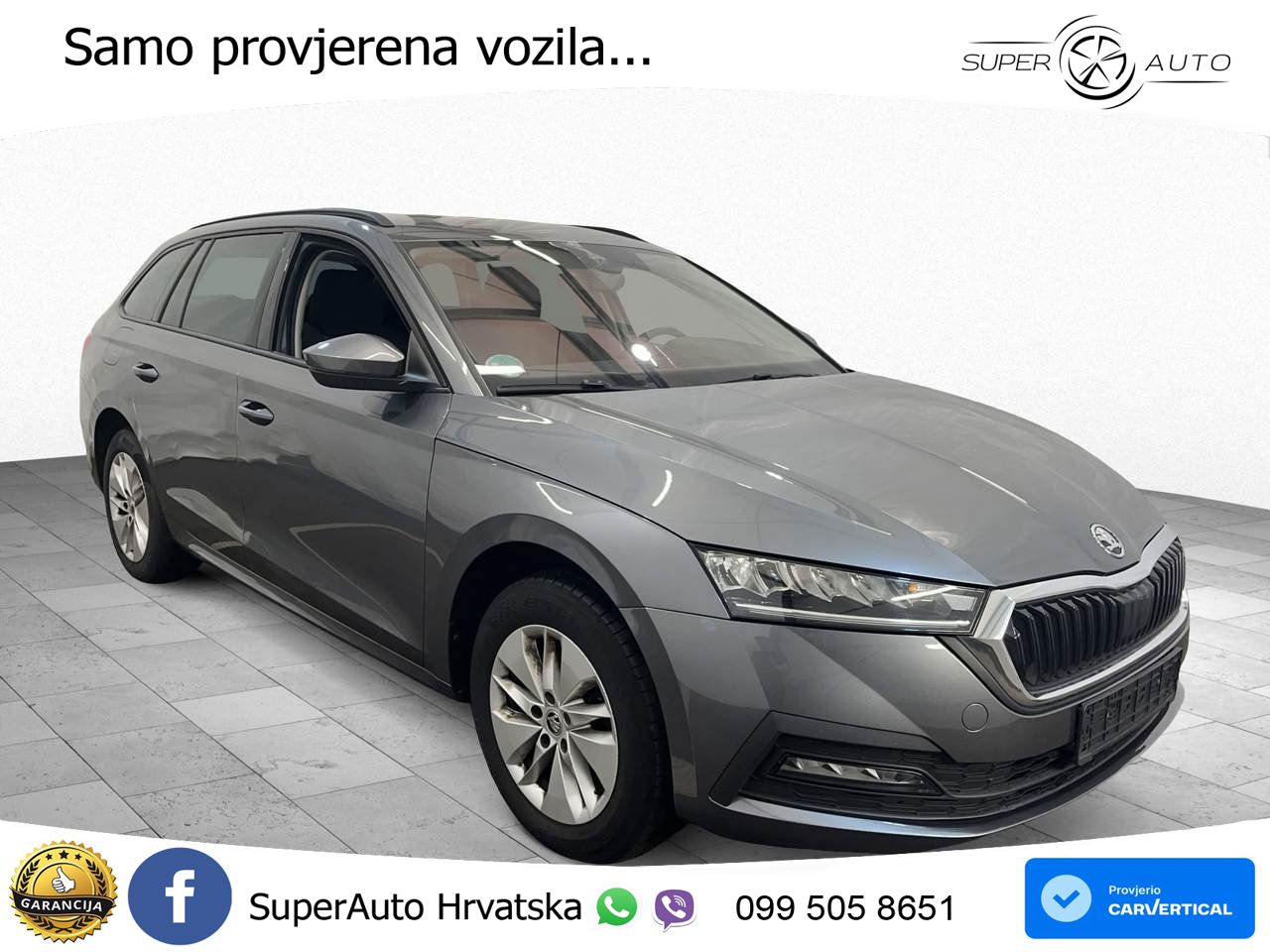 Škoda Octavia Combi 2.0 TDI (150 KS) LED+GR SJED+ACC