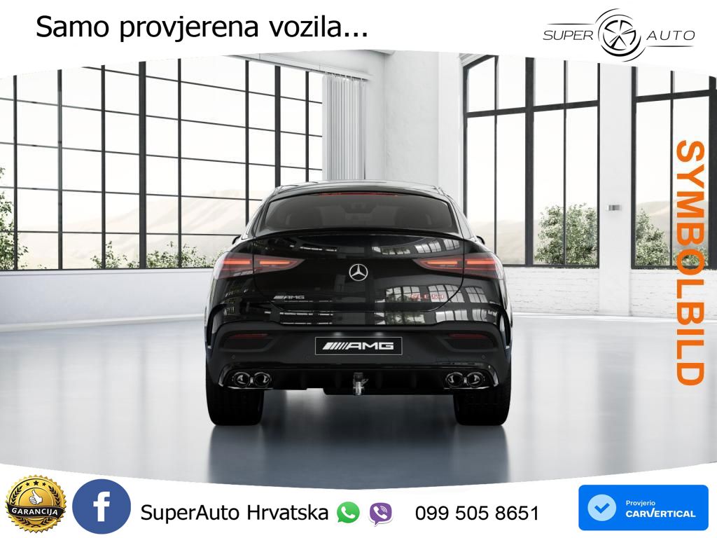 Mercedes AMG GLE Coupe 53 (544 KS) 4MATIC+ AMG SPEEDSHIFT TCT 9G ACC+HEAD+4xGR SJED+360+PANO