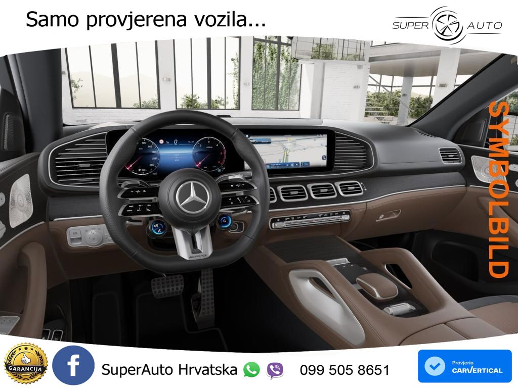 Mercedes AMG GLE Coupe 53 (544 KS) 4MATIC+ AMG SPEEDSHIFT TCT 9G ACC+HEAD+4xGR SJED+360+PANO