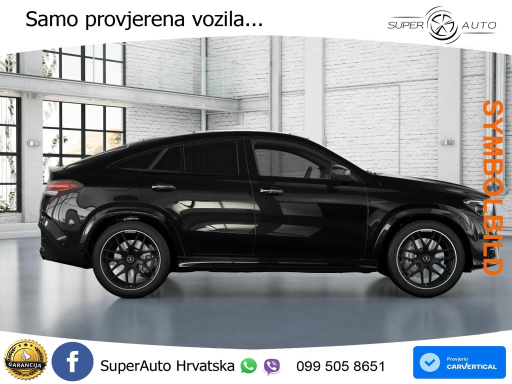 Mercedes AMG GLE Coupe 53 (544 KS) 4MATIC+ AMG SPEEDSHIFT TCT 9G ACC+HEAD+4xGR SJED+360+PANO