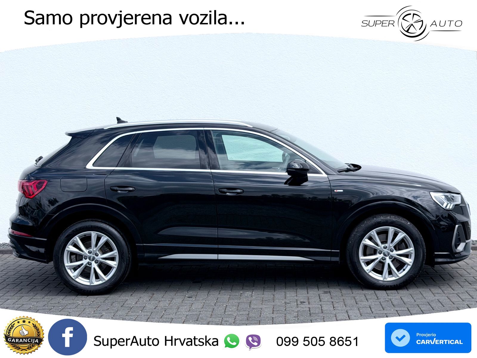 Audi Q3 40 TDI (190 KS) quattro S tronic S line LED+GR SJED+ACC