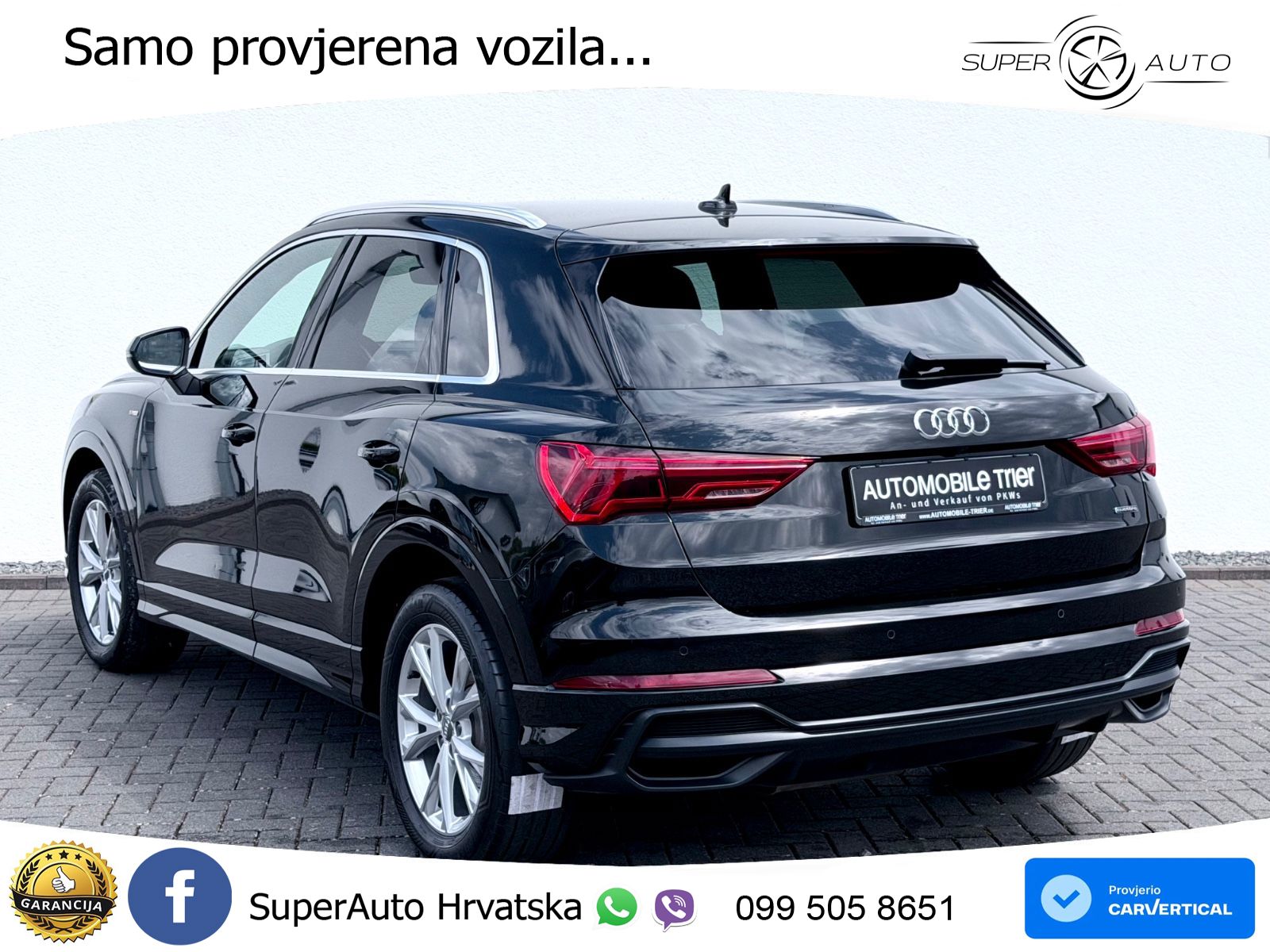 Audi Q3 40 TDI (190 KS) quattro S tronic S line LED+GR SJED+ACC