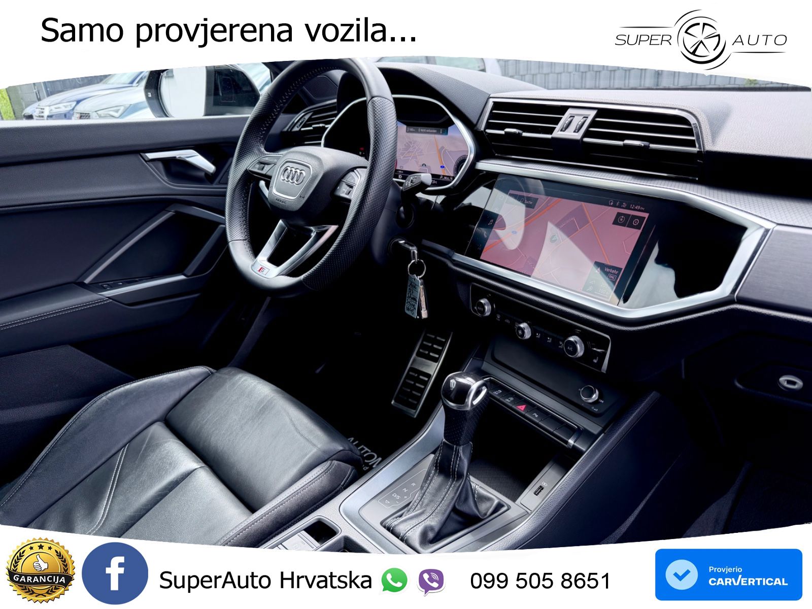 Audi Q3 40 TDI (190 KS) quattro S tronic S line LED+GR SJED+ACC