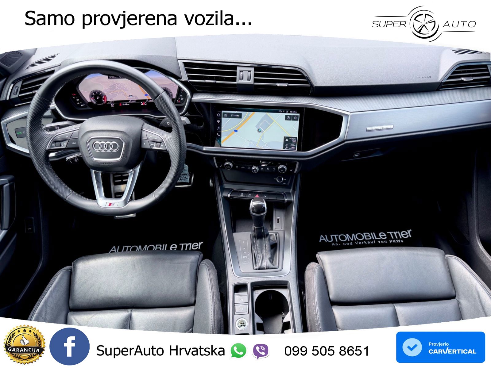 Audi Q3 40 TDI (190 KS) quattro S tronic S line LED+GR SJED+ACC