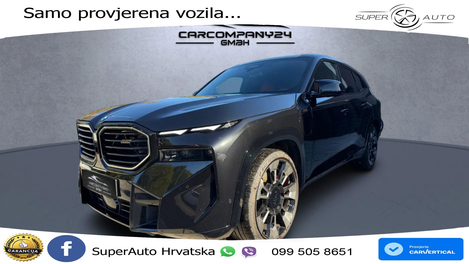BMW XM 50e (476 KS) M xDrive M Steptronic ZRAČNI+ACC+4xGR SJED+KAM