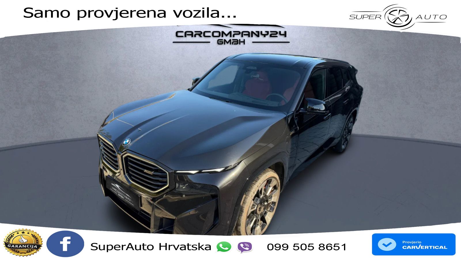 BMW XM 50e (476 KS) M xDrive M Steptronic ZRAČNI+ACC+4xGR SJED+KAM