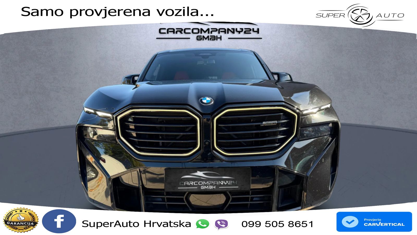 BMW XM 50e (476 KS) M xDrive M Steptronic ZRAČNI+ACC+4xGR SJED+KAM