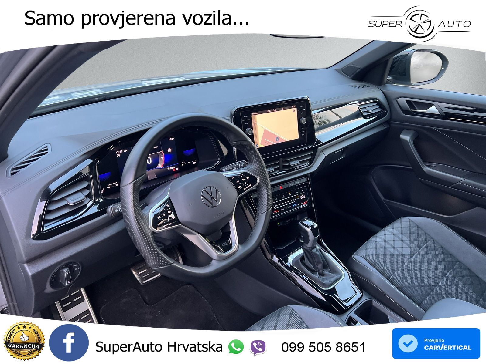 Volkswagen T-Roc 1.5 TSI (150 KS) DSG R-Line LED+GR SJED+ACC