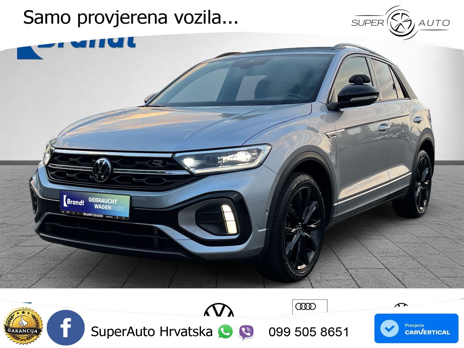 Volkswagen T-Roc 1.5 TSI (150 KS) DSG R-Line LED+GR SJED+ACC