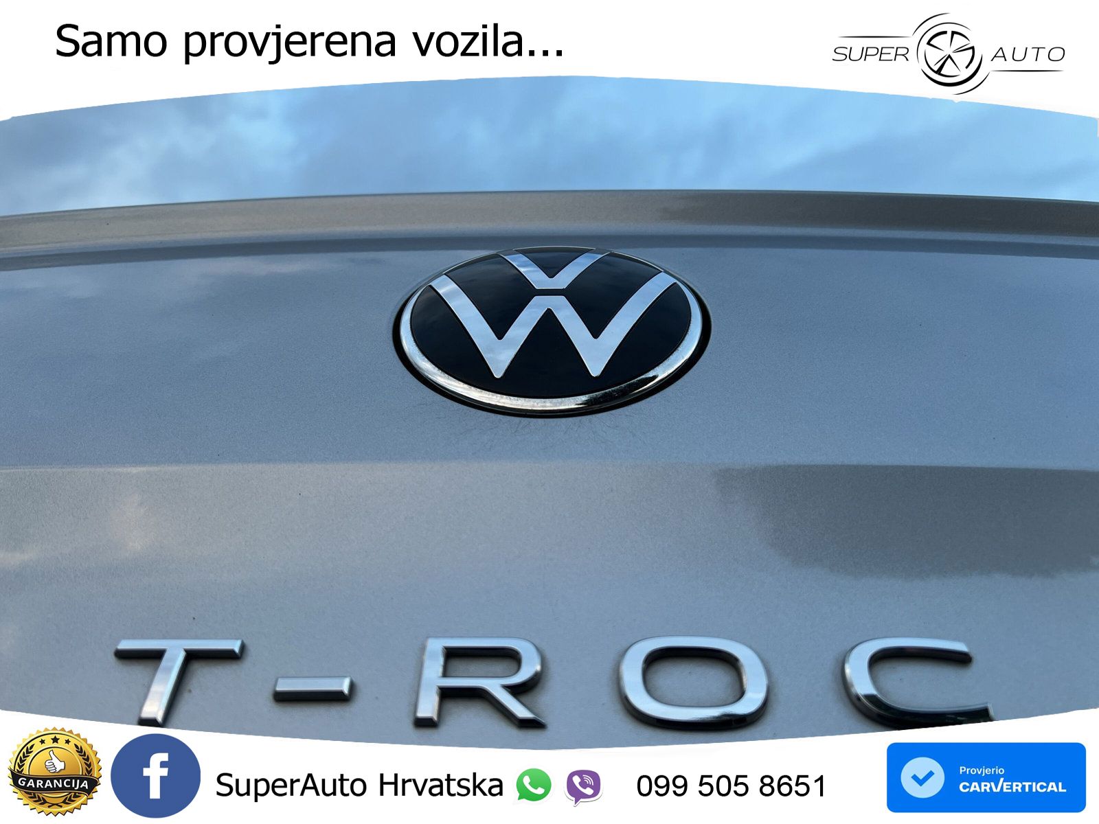 Volkswagen T-Roc 1.5 TSI (150 KS) DSG R-Line LED+GR SJED+ACC