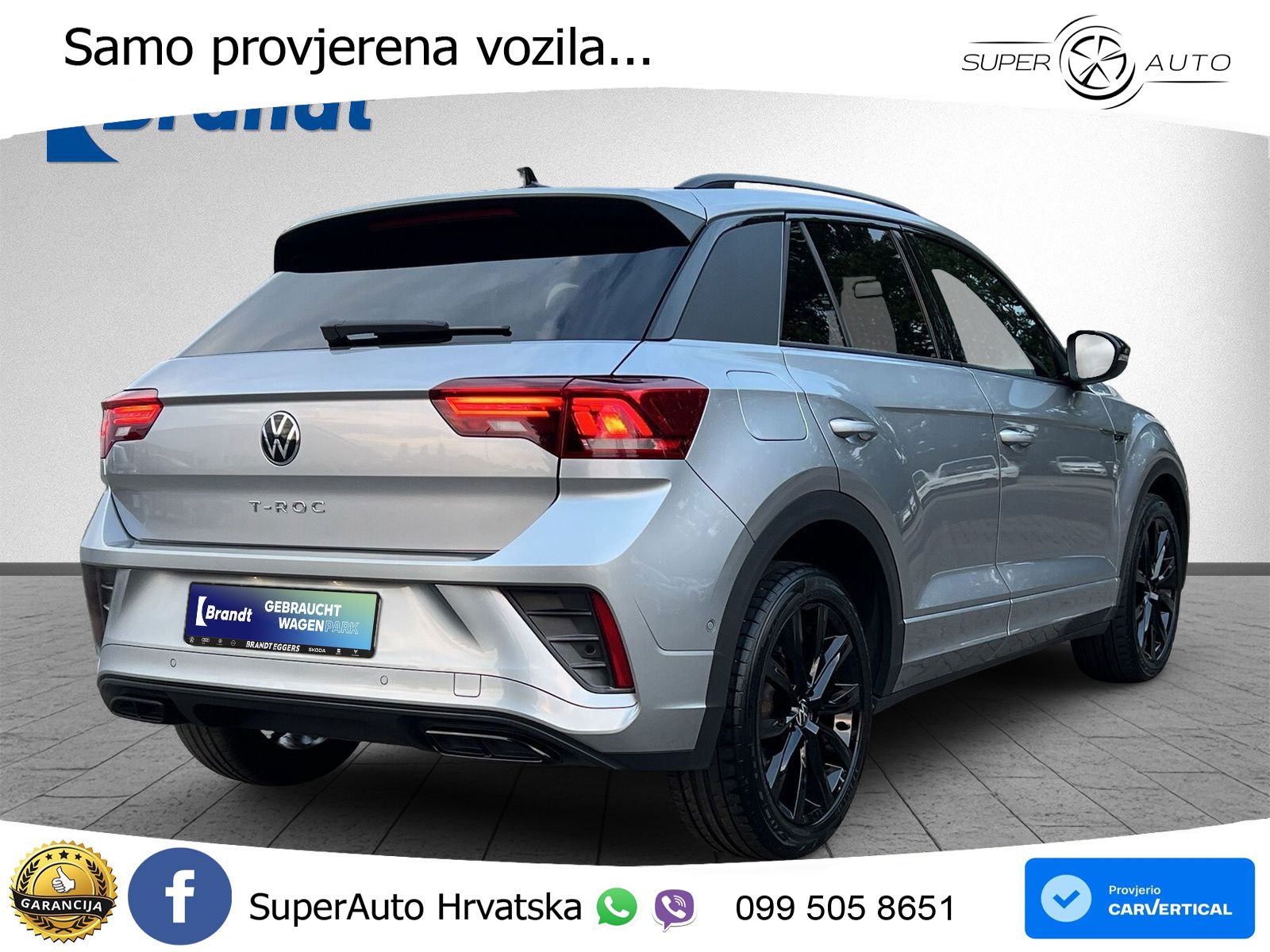 Volkswagen T-Roc 1.5 TSI (150 KS) DSG R-Line LED+GR SJED+ACC