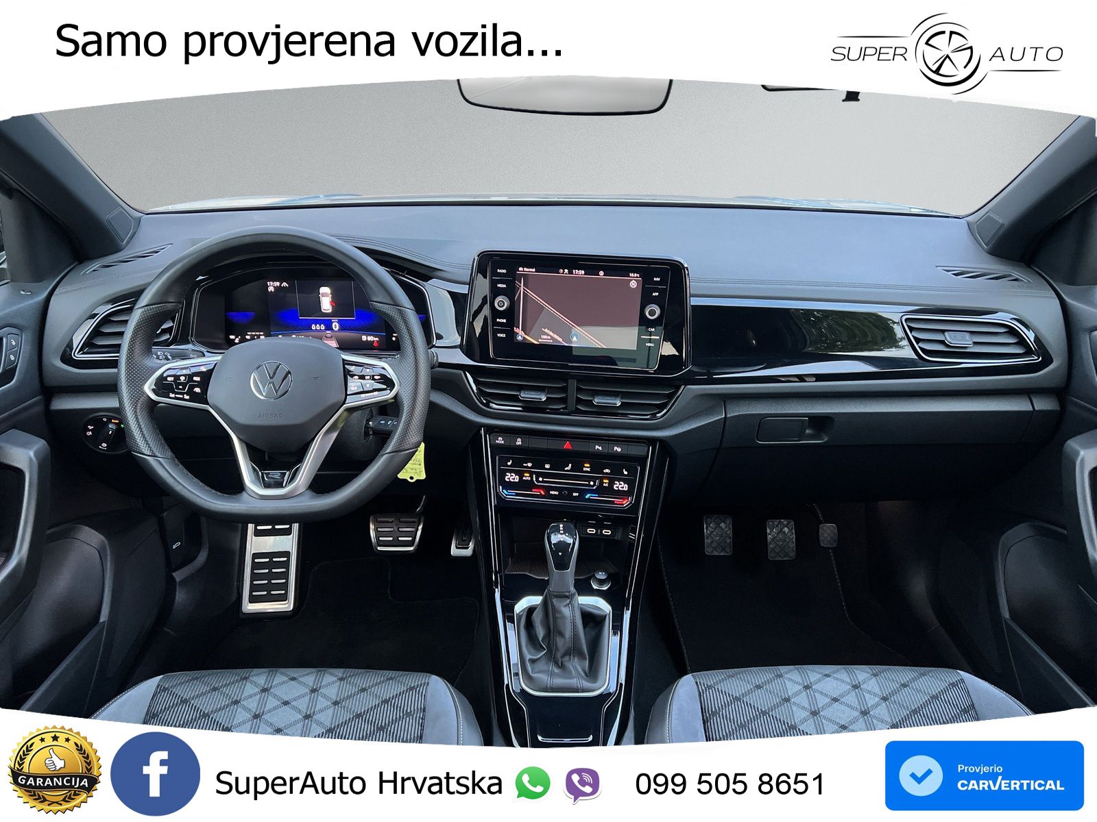 Volkswagen T-Roc 1.5 TSI (150 KS) DSG R-Line LED+GR SJED+ACC