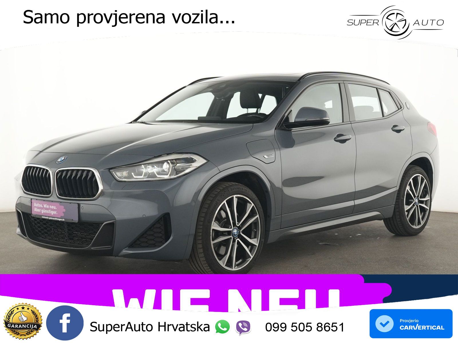 BMW X2 xDrive25e Steptronic M Sport LED+GR SJED+ACC