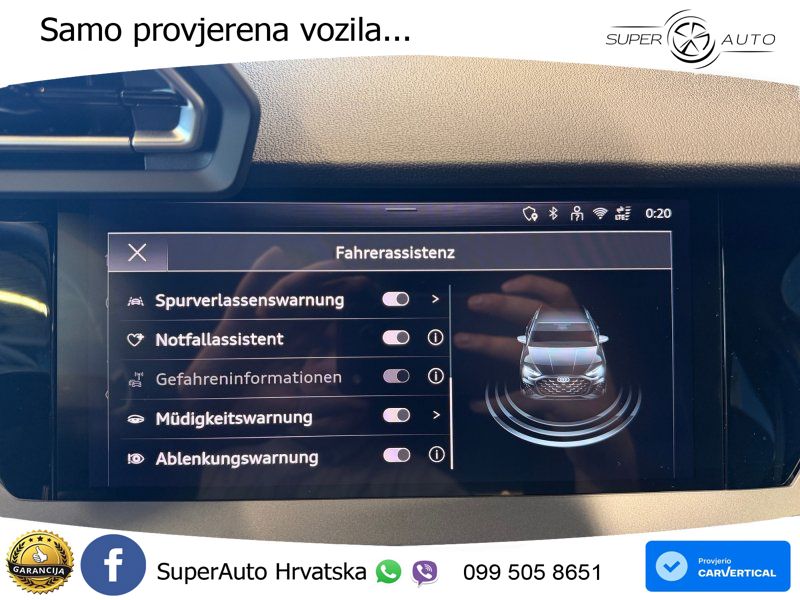 Audi A3 35 TFSI (150 KS) S tronic LED+GR SJED+ACC