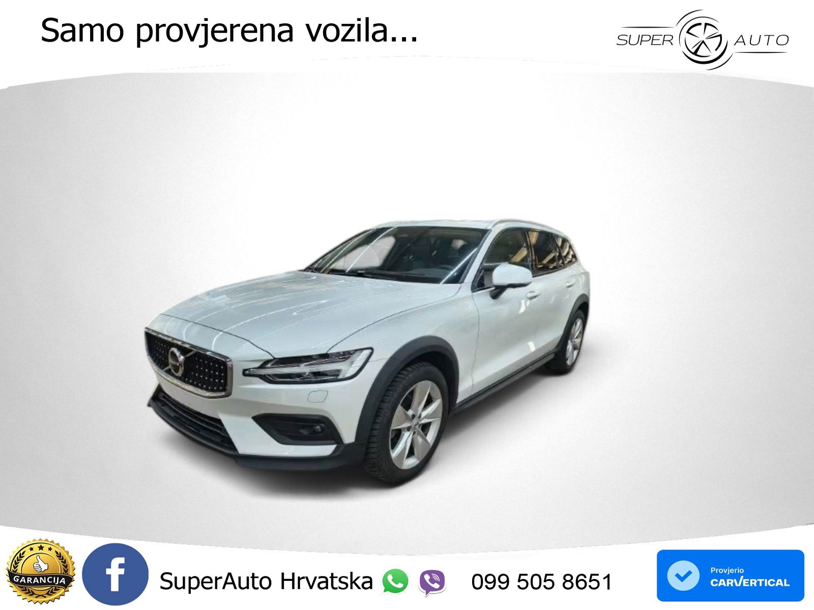 Volvo V60 Cross Country 2.0 B5 AWD Automatic ACC+HEAD+4xGR SJED+360+PANO