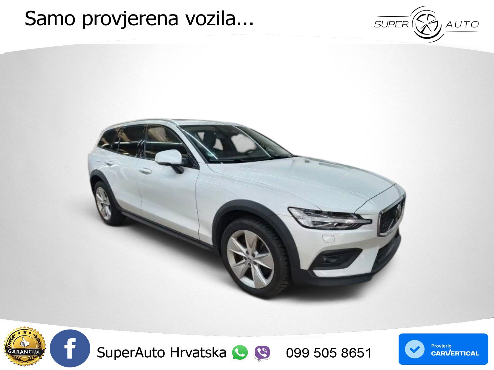 Volvo V60 Cross Country 2.0 B5 AWD Automatic ACC+HEAD+4xGR SJED+360+PANO