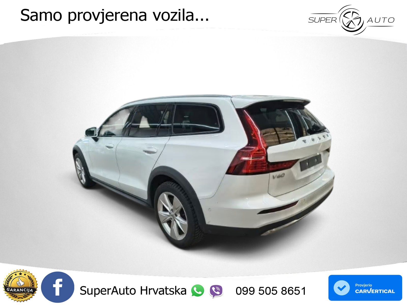 Volvo V60 Cross Country 2.0 B5 AWD Automatic ACC+HEAD+4xGR SJED+360+PANO