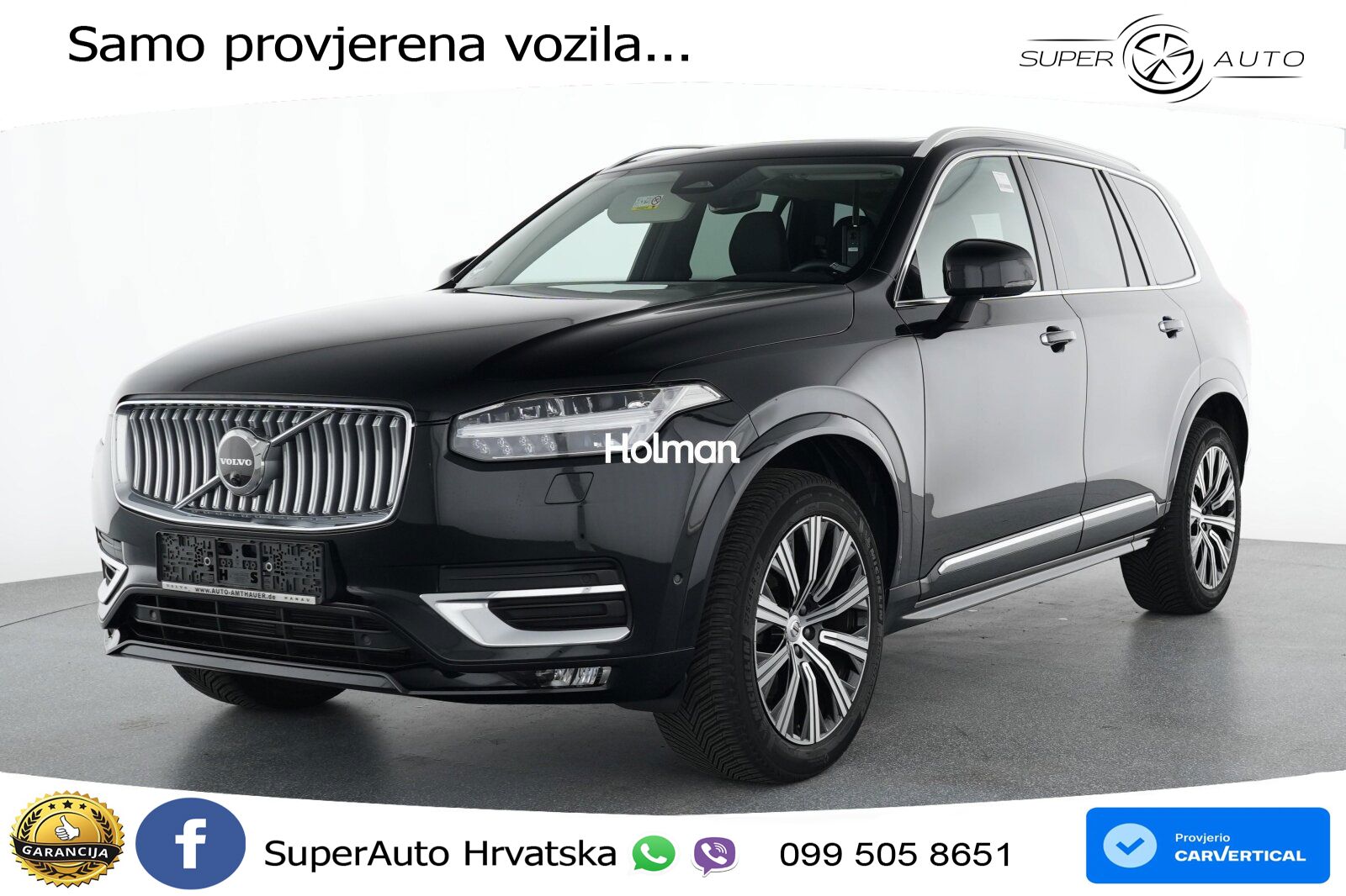 Volvo XC90 2.0 B5 Diesel AWD Automatic ACC+GR SJED+360+PANO