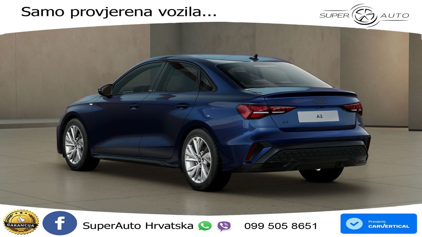 Audi A3 Limuzina 30 TFSI (116 KS) S tronic S line LED+GR SJED+ACC
