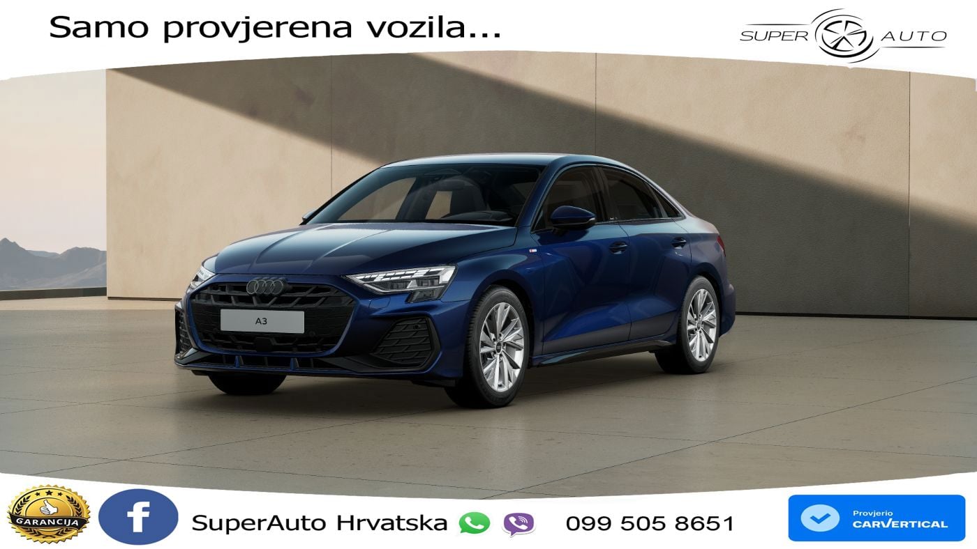 Audi A3 Limuzina 30 TFSI (116 KS) S tronic S line LED+GR SJED+ACC