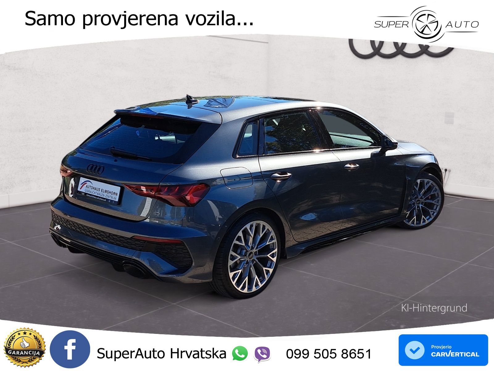 Audi RS3 Sedan 2.5 TFSI (400 KS) quattro S tronic LED+GR SJED+ACC