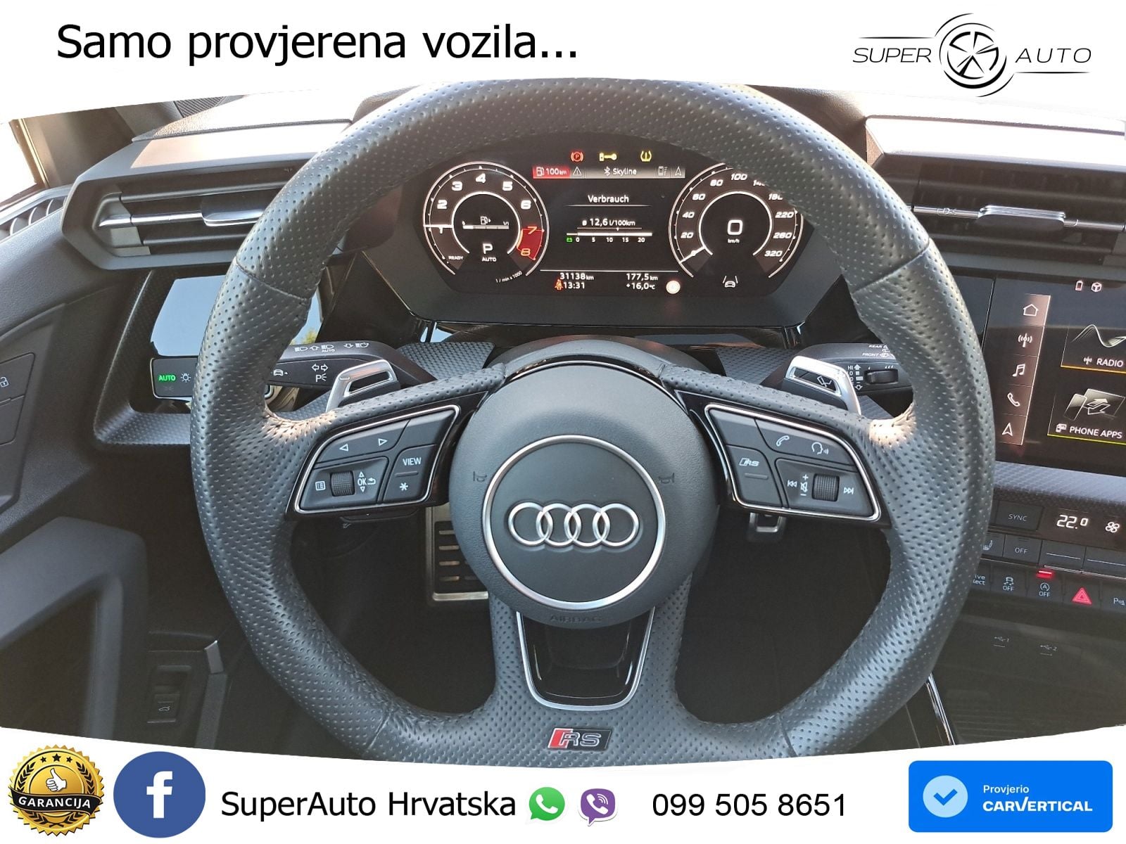 Audi RS3 Sedan 2.5 TFSI (400 KS) quattro S tronic LED+GR SJED+ACC
